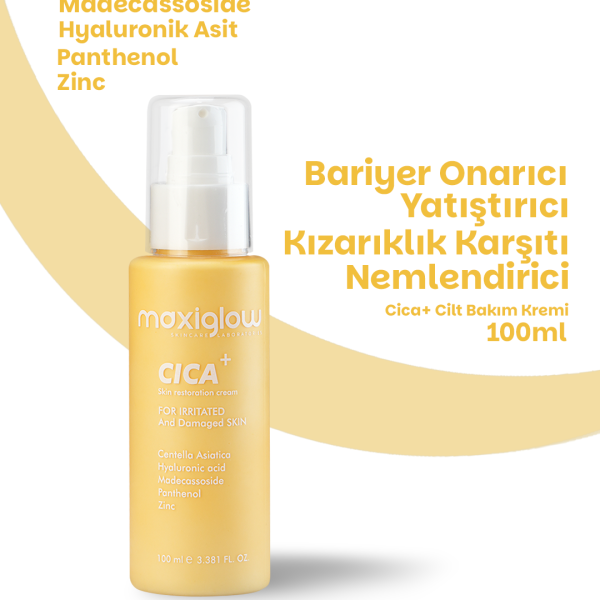 <b>Max Restoration </b> <br>Cica+ Yoğun Onarıcı, Yatıştırıcı, Kızarıklık Karşıtı, Nemlendirici Yüz Kremi