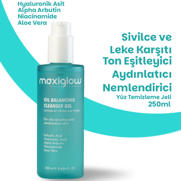<b>Max Control </b> <br>Sivilce Karşıtı ve Sebum Dengeleyici Yüz Temizleme Jeli
