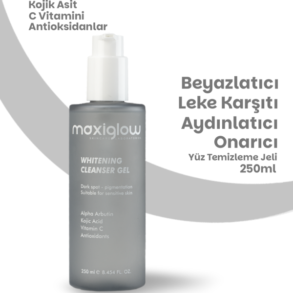 <b>Max Whitening </b> <br>Beyazlatıcı ve Leke Karşıtı Yüz Temizleme Jeli